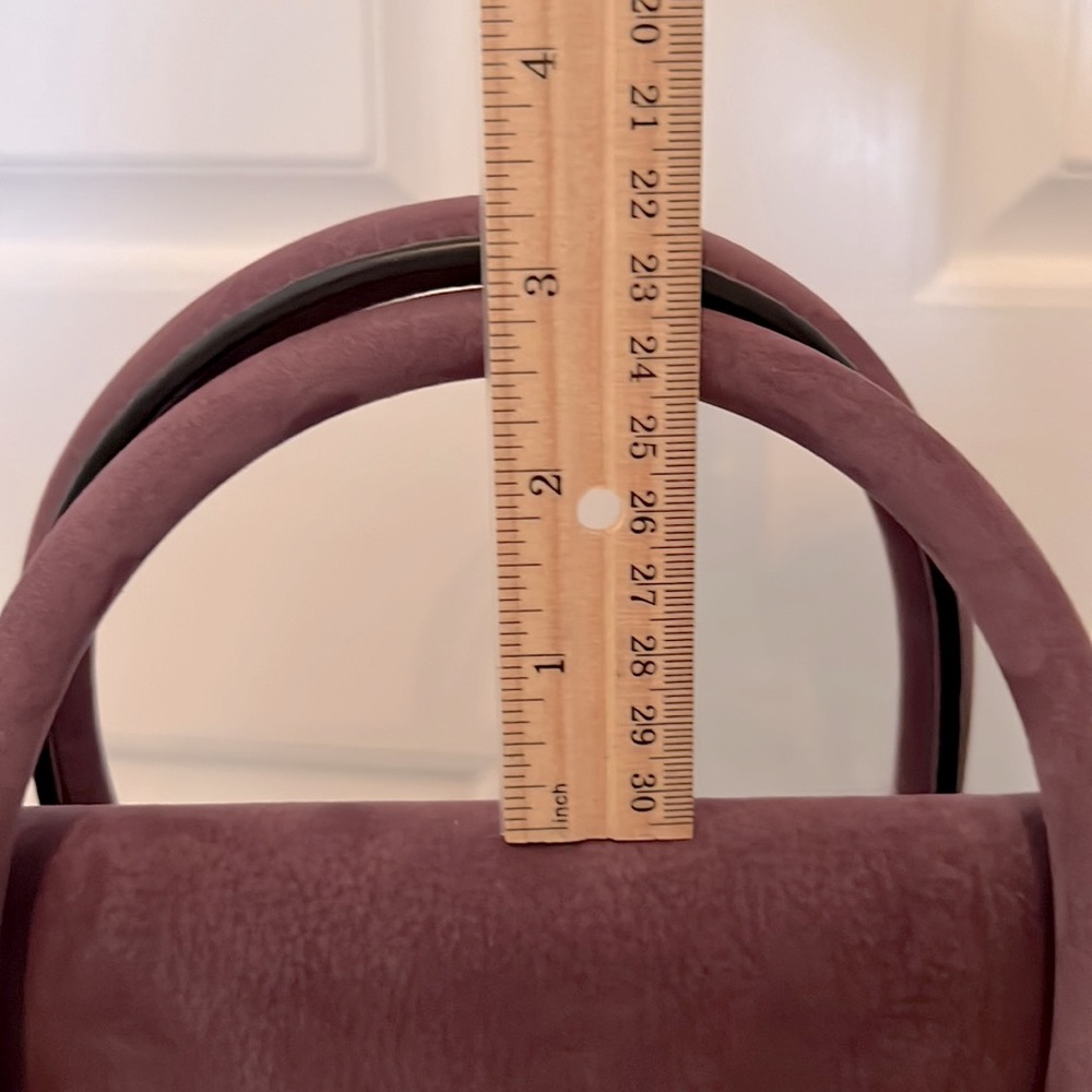 Rebecca Minkoff Jules Satchel in Aubergine Suede - Picture 9 of 13